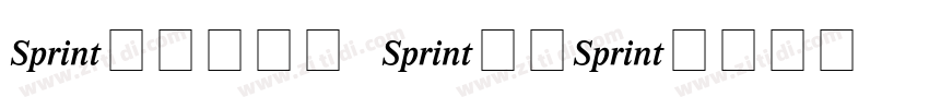 Sprint Sans字体转换
